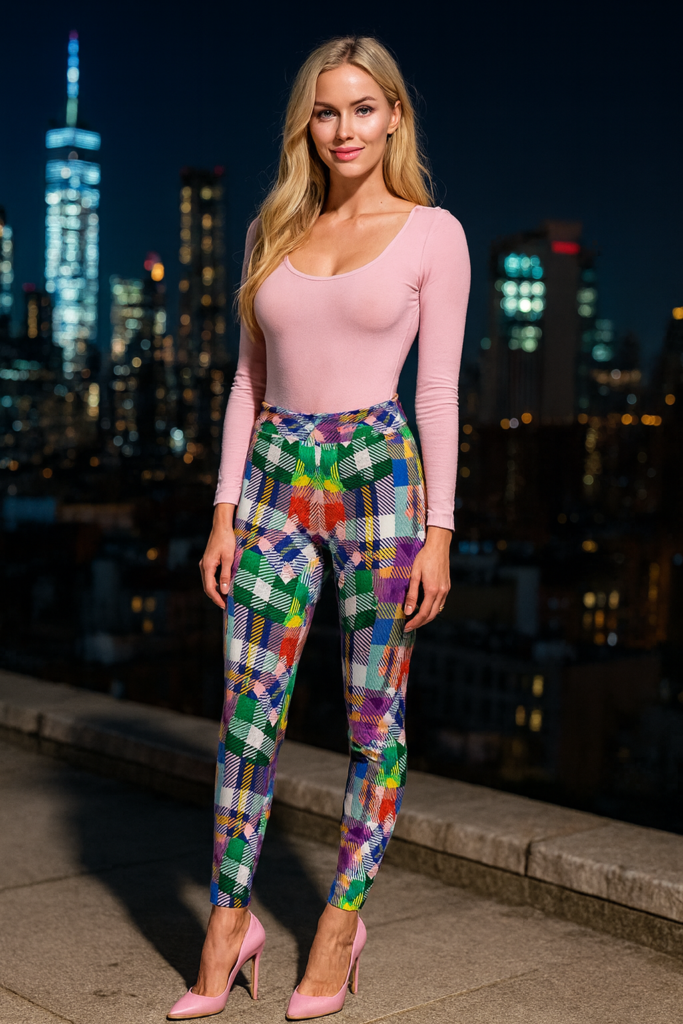 madras tartan leggings II